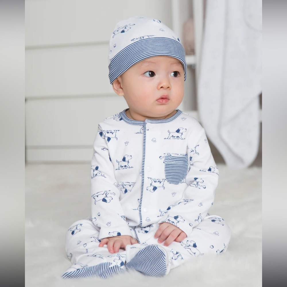 Little Me puppy footie pajamas